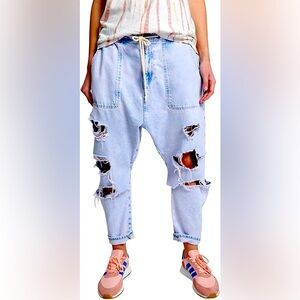 NWT One Teaspoon Kingpin Purple Haze Shabby Boyfriend Jean